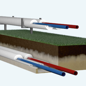 Virszemes un pazemes cauruļu siltumicolācija